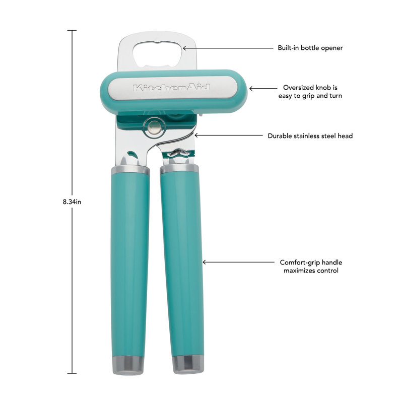 KitchenAid® Classic Multifunction Can Opener, Aqua Sky