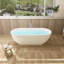 Ryder 59.1'' x 29.5'' Soaking Stone Rein Bathtub-129743758