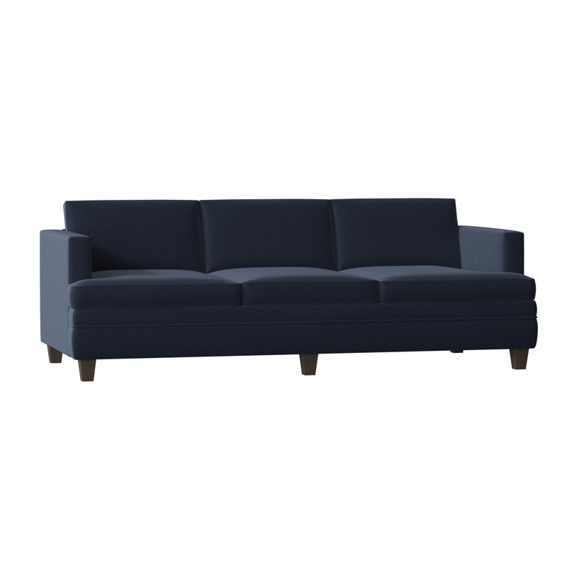 Todd Sofa, Sachi Wheatgrass, Brown Mahogany