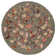 Coreatha Martha Stewart Hand Tufted Wool/Viscose Floral Rug in Francesca Black