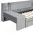Versatile Upholstered Daybed with Multiple Storage Options and Side Table-2074229693