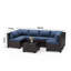 Canapé modulaire en U 7 pièces avec coussins Hanshaw-763930762