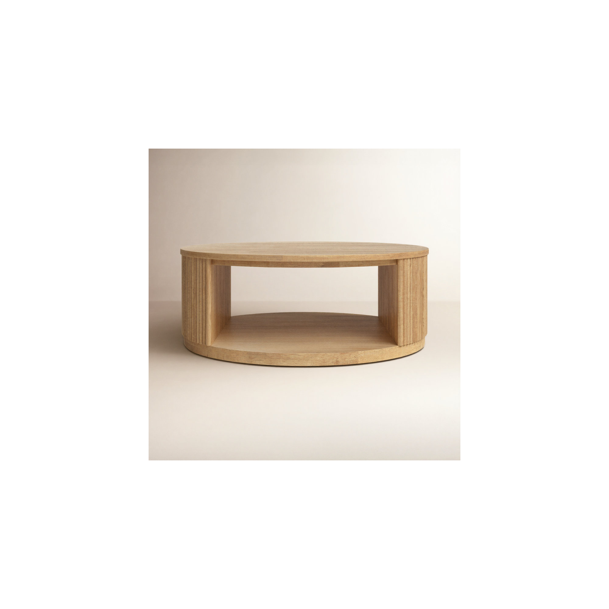 Fitzroy - Modern Natural Acacia Coffee Table