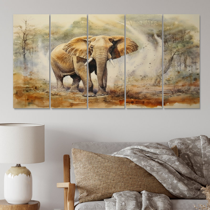 Ensemble de 5 décorations murales