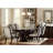Rectangular Double Pedestal Table with Extension Leaf