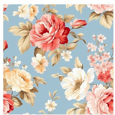 Floral Flower Petal Dreams I Unframed Art Print