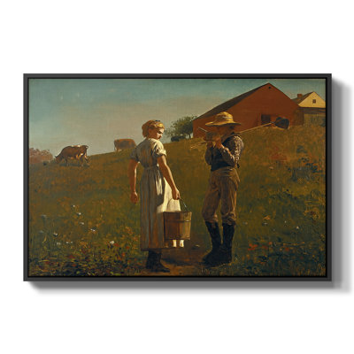 A Temperance Meeting, 1874 - Winslow Homer, toile tendue avec châssis