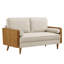 Kellan Performance Velvet Sofa In Walnut Alabaster-105770599-105770600-105770607