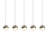 Grapes 5 - Light LED Kitchen Island Pendant-14262560-14262562