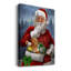 «Quiet Santa», reproduction sur toile-1173919662