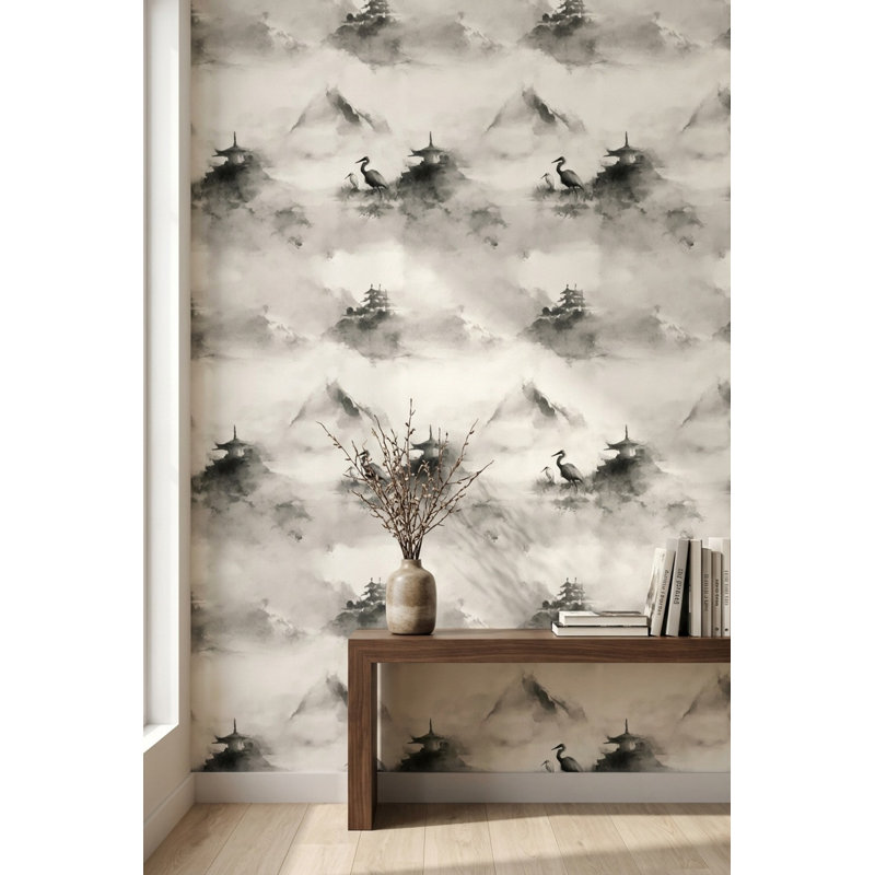 Murale décorative Misty, Texturé non collé
