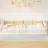 Modern Bed Frame For Bedroom, Guest Room, Bedroom Bed Wood Upholstered Platform Bed With Guardrail-1116663399
