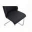 Chaise de salle à manger en similicuir, chaises de cuisine en métal avec texture en maille dorée et pieds sablés noirs, chaise rembourrée à dossier plat-1859826449