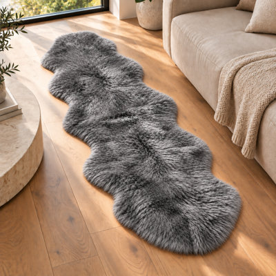 Willman Sheepskin Animal Print Indoor Rug