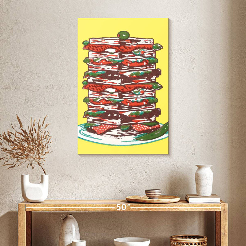 Yarlin Sandwich Tower, 36" H x 24" W