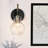 1 - Light Dimmable Black/Brass Armed Sconce Bath Vanity Light-130629969