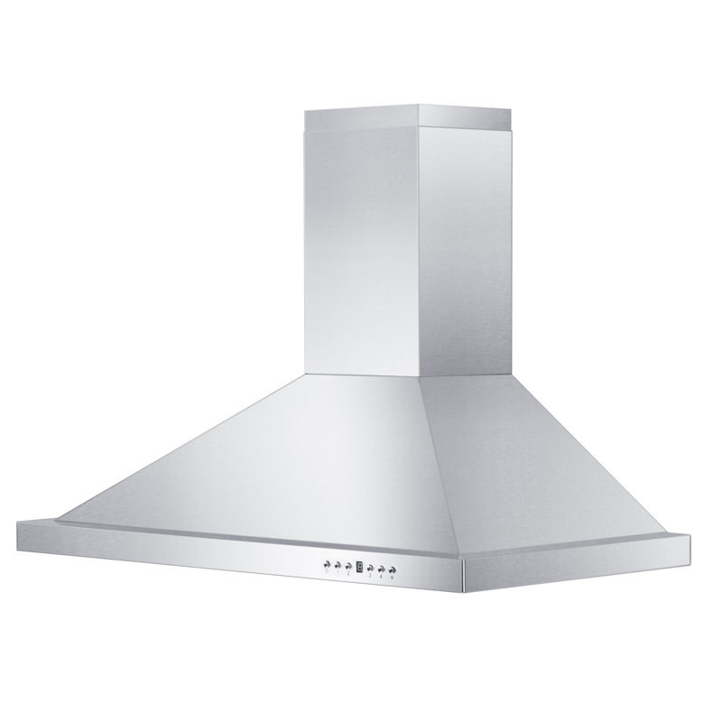 30" 400 CFM Convertible Wall Mount Range Hood, 304 Grade Stainless Steel