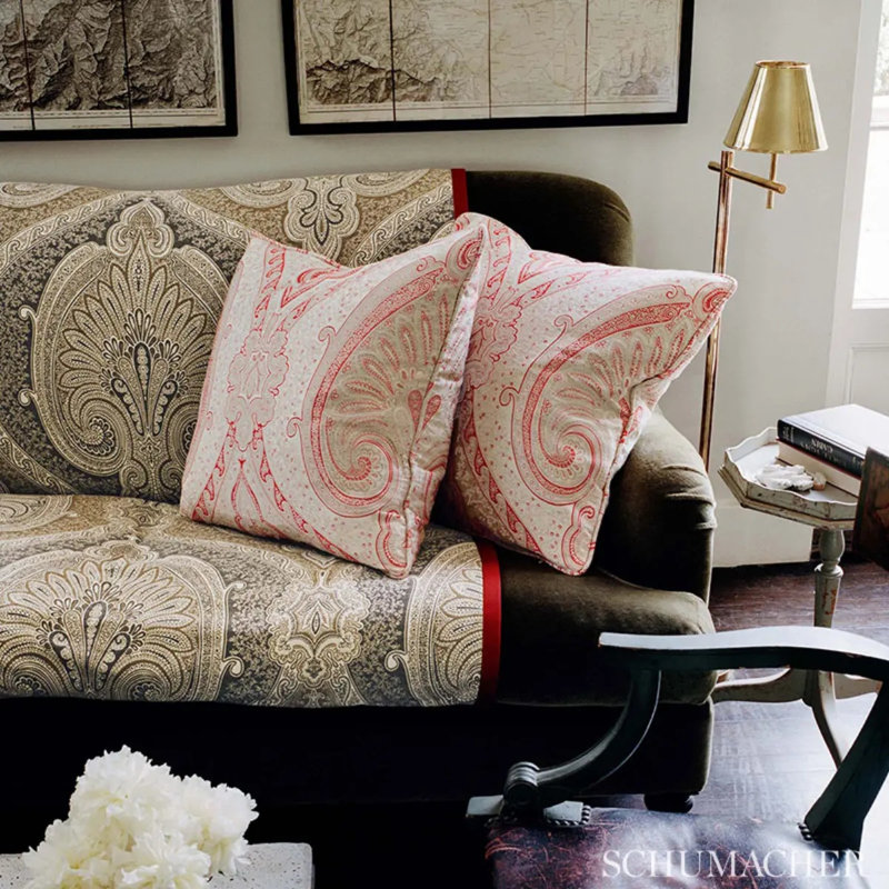 Odalisque Fabric, Cinnabar