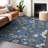 Premium Machine Washable Prisco Blue Rug-2074979089