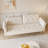 Tufted Loveseat, Upholstered Sofa With Throw Pillow-1588862166