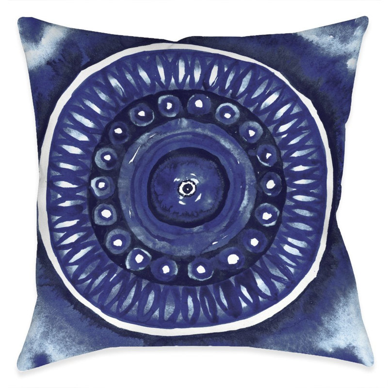 Coussin décoratif Indigo Shibori