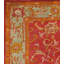 Red Background With Jewel Tones Tribal Allover Design Antique Turkish Oushak Rug