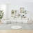 Chenille curved sectional sofa with 4 pillows,Curved Symmetrical Modular Semi Circular Sofa Sectional-2009661103-2009661100