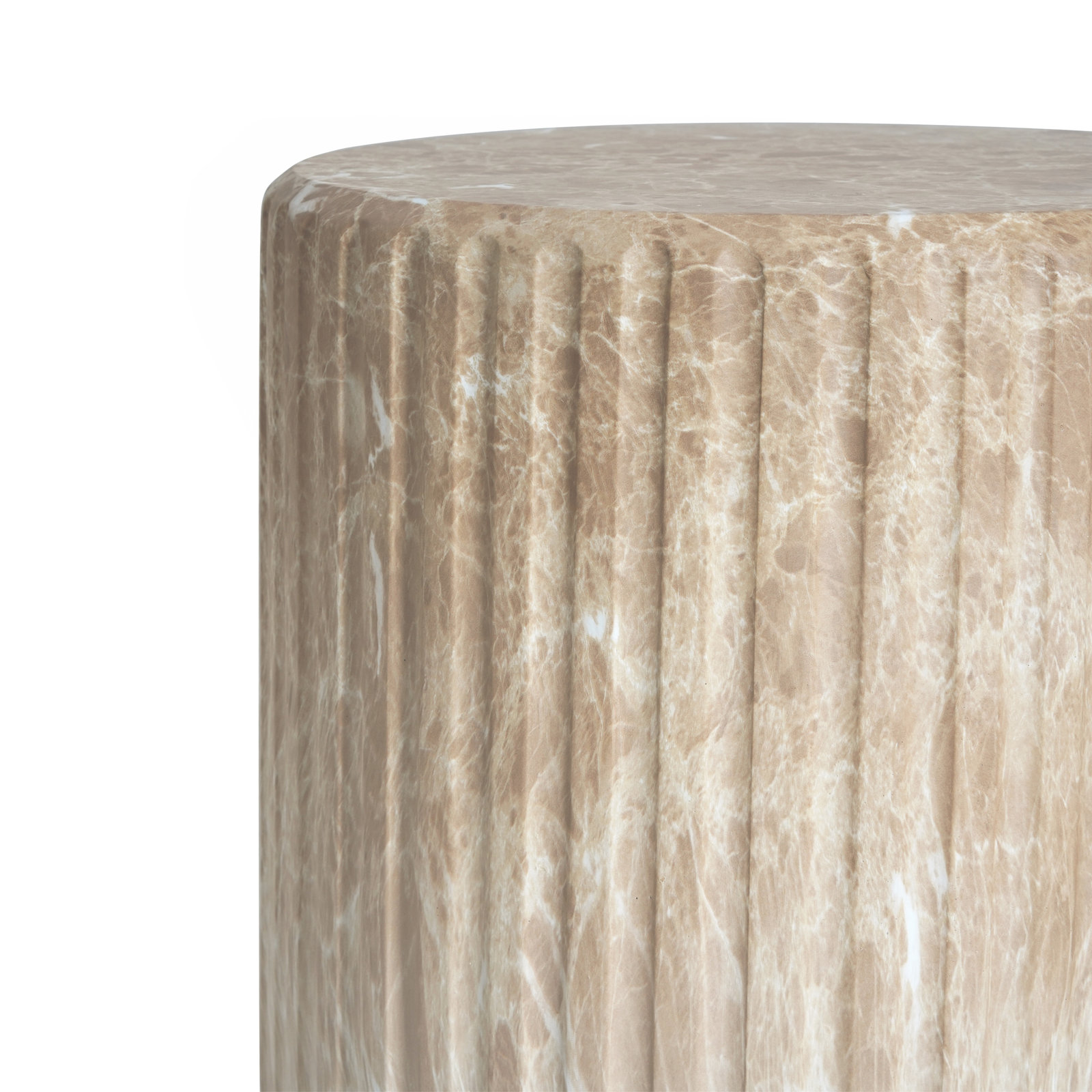 Perseus 16 " Patio Side Table, Gold