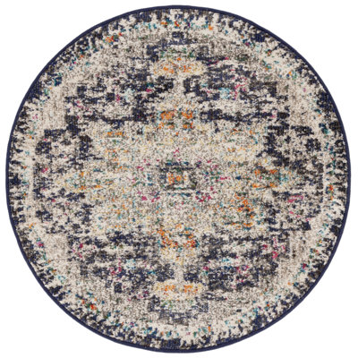 Tapis oriental noir / doré Felty