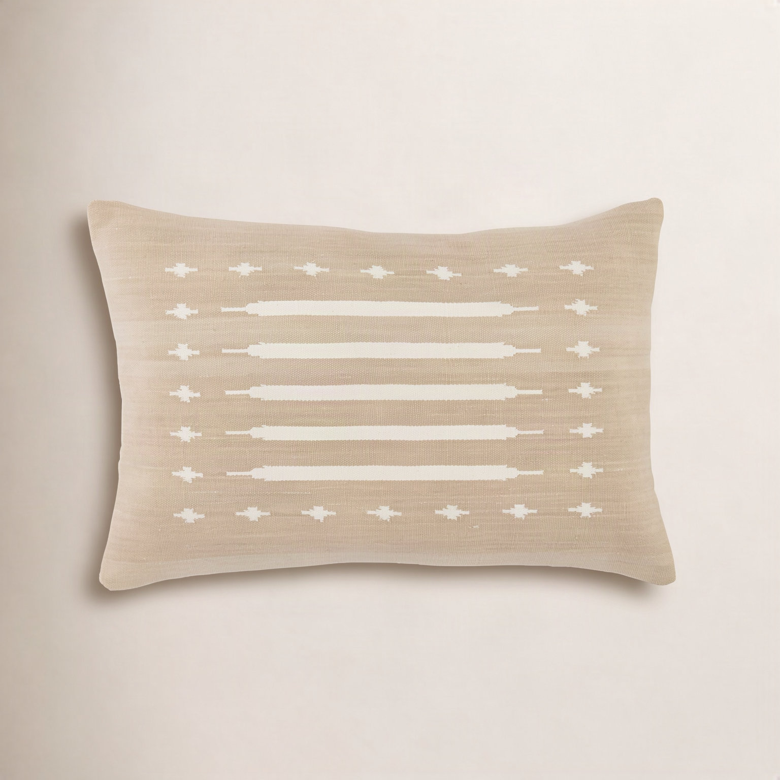 Estela Geometric Cotton Lumbar Throw Pillow, Pillow Cover Only - No Insert