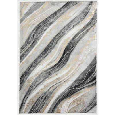 Tapis moderne abstrait abstrait Tabernash