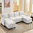 6-Piece 101'' Upholstered U-Shape Sectional-163928661