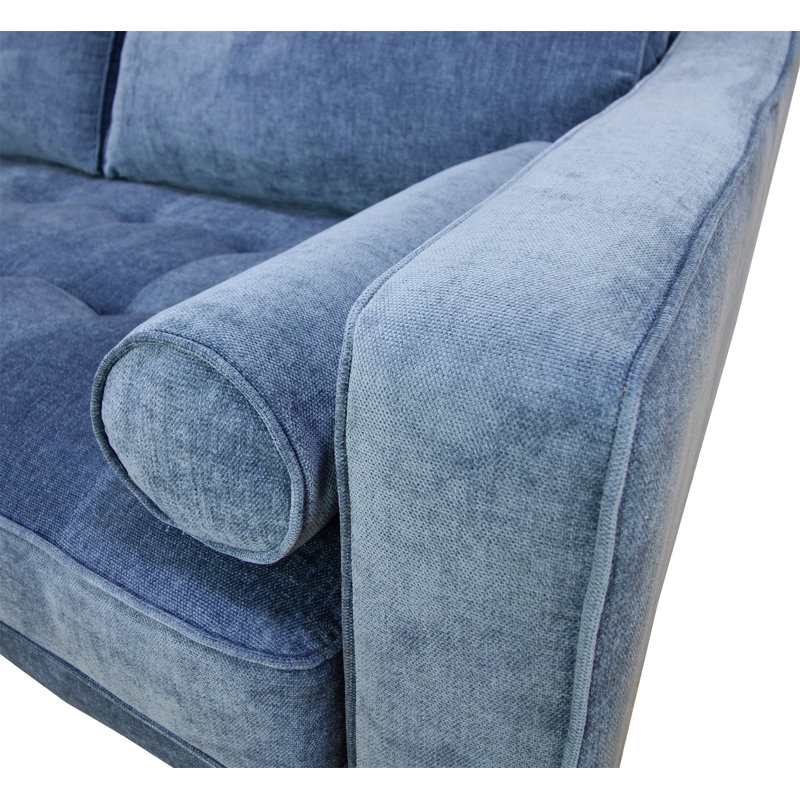 Canapé modulaire Anderson Laf - bleu denim, Orienté à gauche (vu de face), Bleu