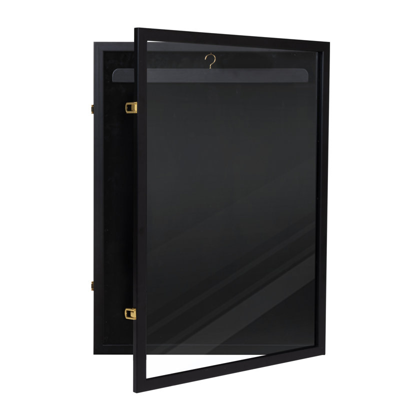 Jersey Display Frame Case Wall Mounted Memorabilia Display Shadow Box Frame, 2 pack