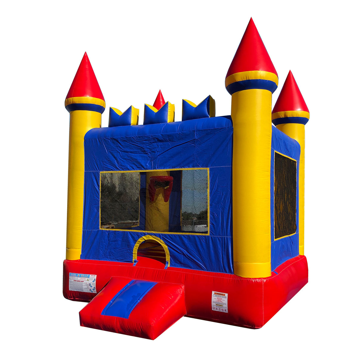 Jingo Jump 13' x 13' Bounce House with Air Blower & Reviews | Wayfair