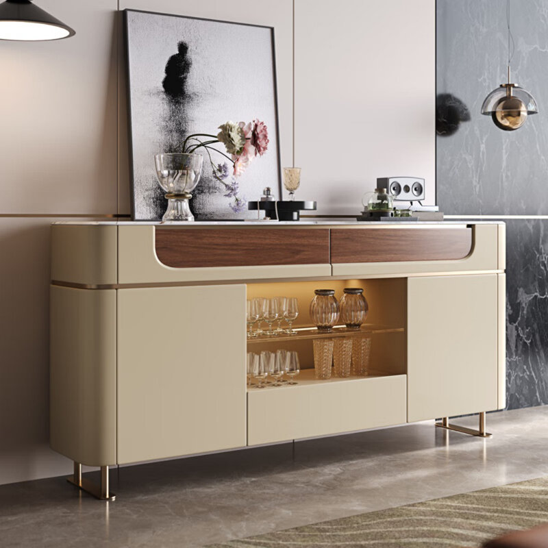 Buffet Italian Minimalist, H 33,46 po x l 59,06 po x P 15,75 po