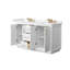 Meuble-lavabo double autoportant avec plateau en marbre Strada-114678642-114678644-134663373