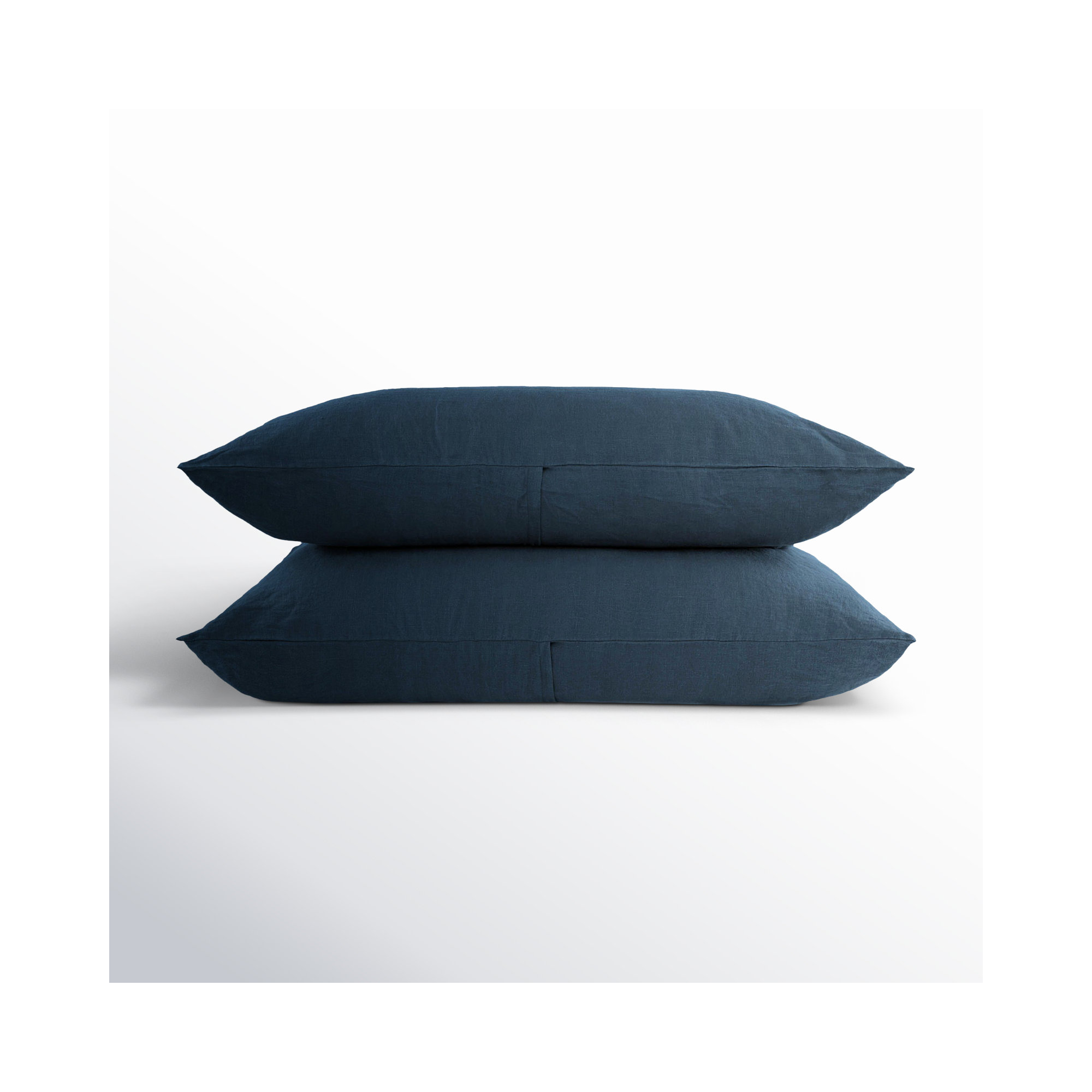 100% French Linen Pillowcase Set, Baltic, King Pillowcase