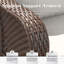 184.9cm Wide Patio Sofa with Cushions-885373746-885373745