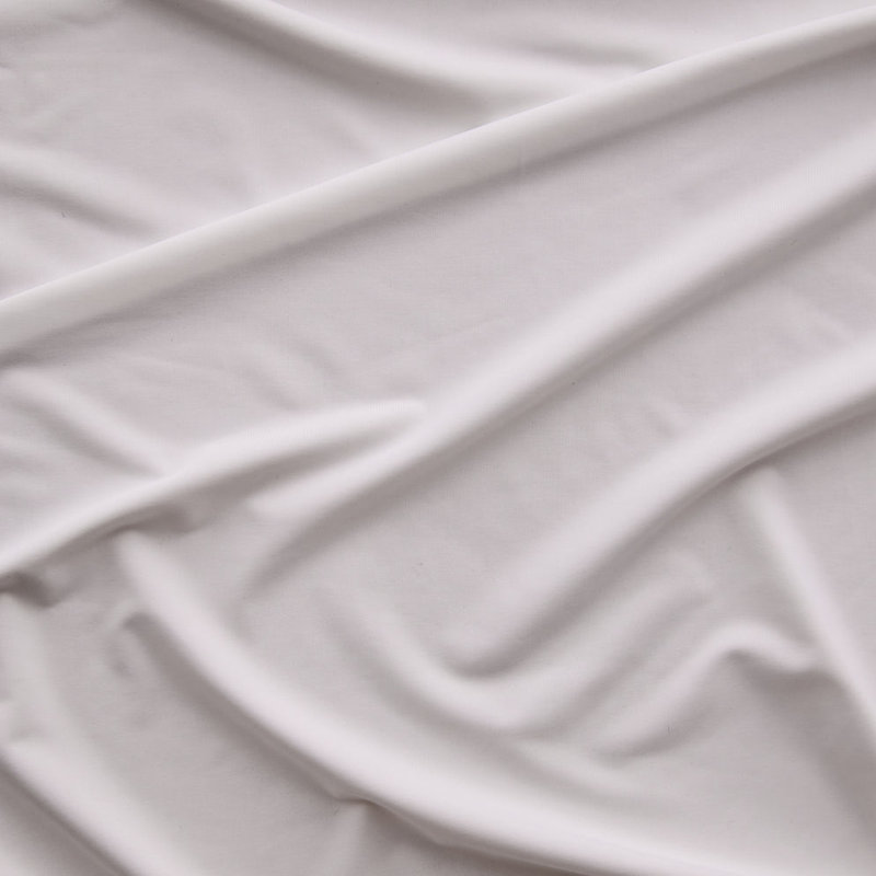 Cloudten Bedding Performance Jersey Sheet Set - King (White), King Sheet Set with 2 Pillowcases, White