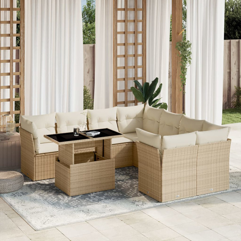 Ensemble de canapé de jardin Vidaxl