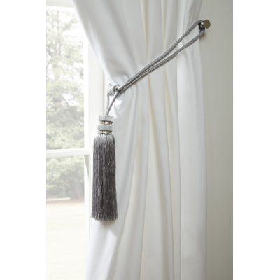 Currie Beige Polyester 60cm Curtain Holdback/Tieback