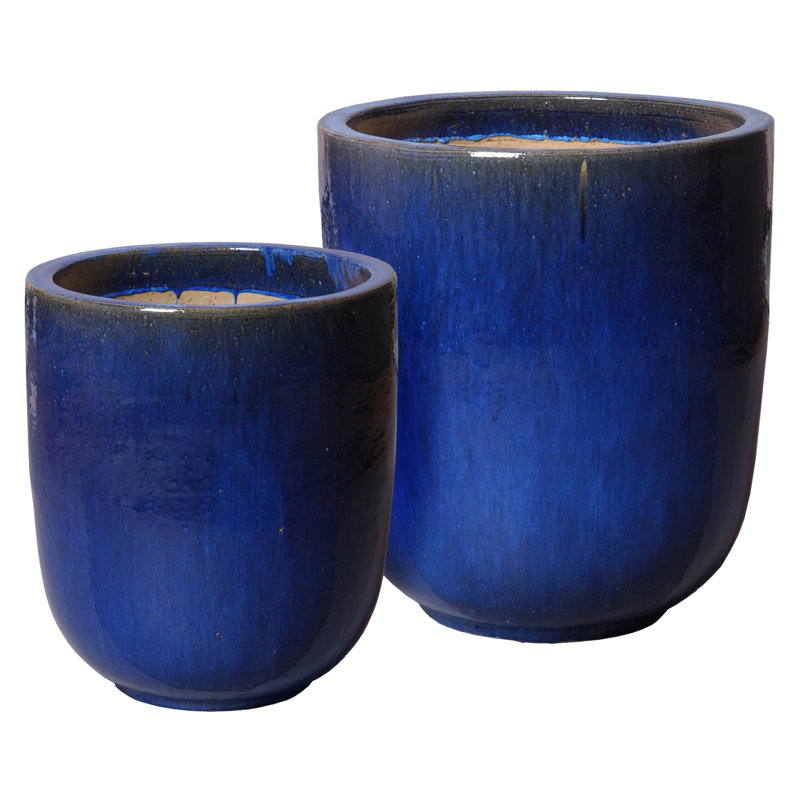Springtown Handmade Ceramic Planter, 27" H x 24" W x 24" D