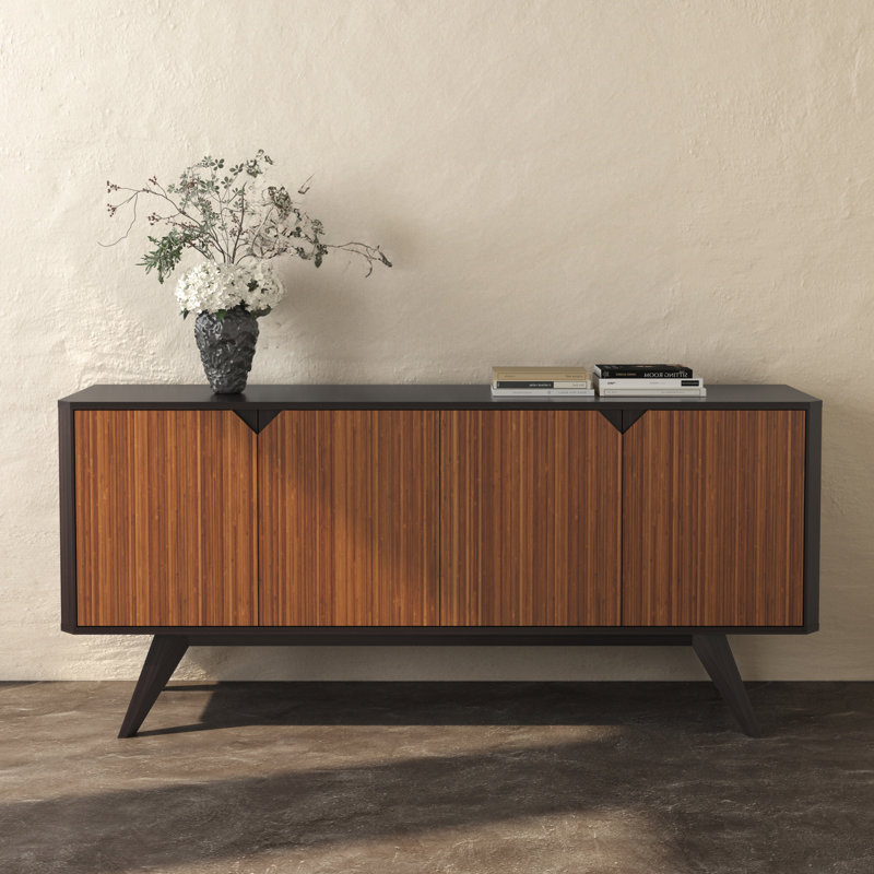 Geffrey 72" Solid Bamboo Sideboard