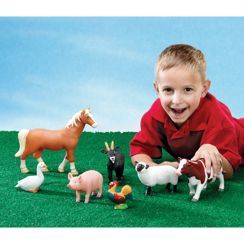 Learning Resources Jumbo Farm Animals, Set Of 7