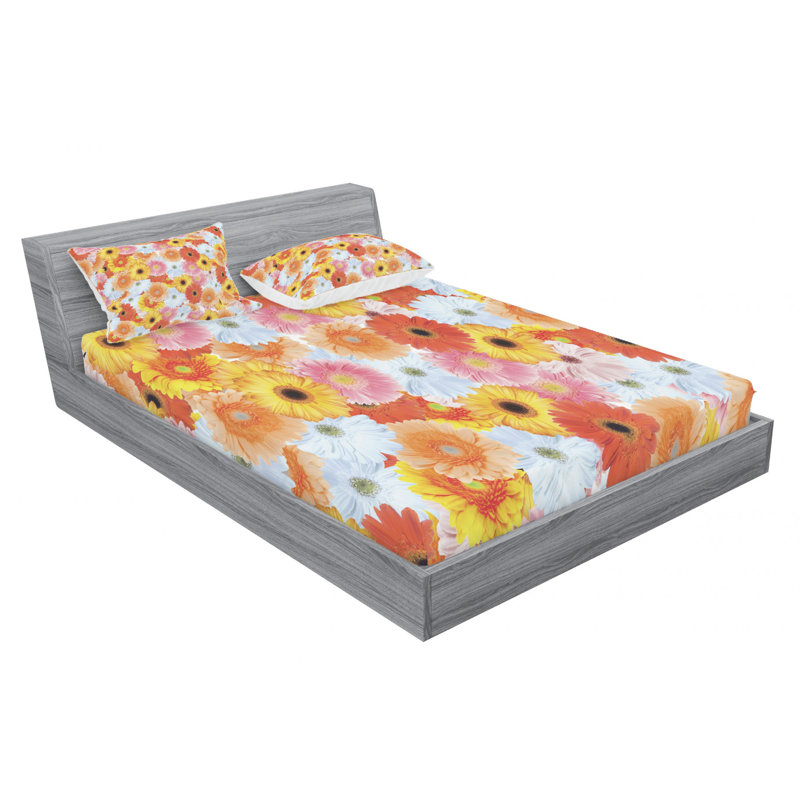 Ensemble de draps Gerber Daisy, Ensemble de draps pour lit double + un drap-housse