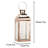 12.5'' H Stainless Steel Tabletop Lantern
