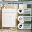 Meuble-lavabo, armoire de rangement pour salle de bain, lavabo simple en céramique, rangement à droite-345133910