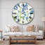 Horloge murale traditionnelle Bluebell and Columbine-36851186