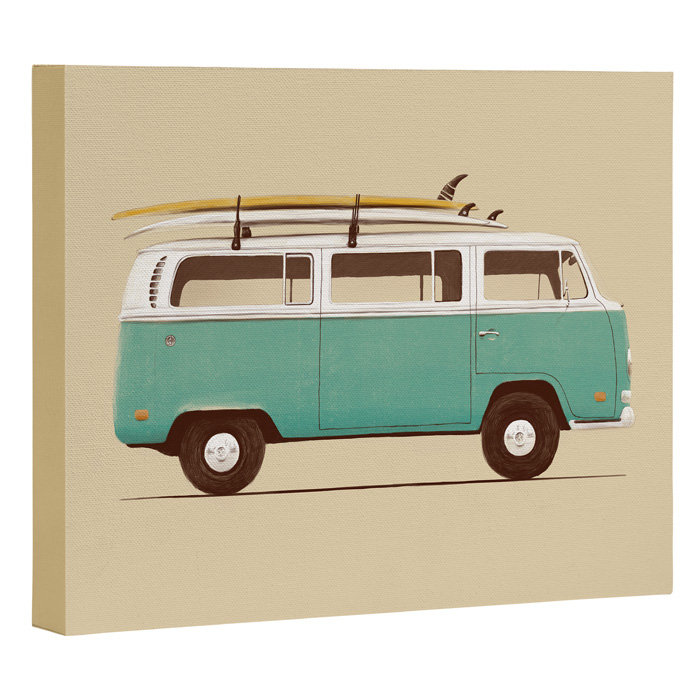 « célèbre cars 5 blue van », impression, H 24 po x l 30 po x P 1 po, Toile